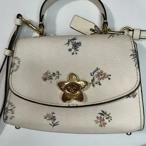 Coach Bags Coach Micro Tilly Top Handle With Dandelion Floral